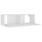 vidaXL 4-tlg. TV-Schrank-Set Weiß Holzwerkstoff vidaXL 4-tlg. TV-Schrank-Set Weiß Holzwerkstoff
