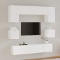 vidaXL 8-tlg. TV-Schrank-Set Weiß Holzwerkstoff vidaXL 8-tlg. TV-Schrank-Set Weiß Holzwerkstoff