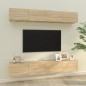vidaXL TV-Wandschränke 4 Stk. Sonoma-Eiche 100x30x30 cm vidaXL TV-Wandschränke 4 Stk. Sonoma-Eiche 100x30x30 cm