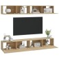 vidaXL TV-Wandschränke 4 Stk. Sonoma-Eiche 100x30x30 cm vidaXL TV-Wandschränke 4 Stk. Sonoma-Eiche 100x30x30 cm