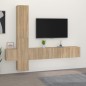 vidaXL 5-tlg. TV-Schrank-Set Sonoma-Eiche Holzwerkstoff vidaXL 5-tlg. TV-Schrank-Set Sonoma-Eiche Holzwerkstoff