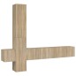 vidaXL 5-tlg. TV-Schrank-Set Sonoma-Eiche Holzwerkstoff vidaXL 5-tlg. TV-Schrank-Set Sonoma-Eiche Holzwerkstoff
