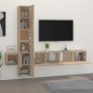 vidaXL 5-tlg. TV-Schrank-Set Sonoma-Eiche Holzwerkstoff vidaXL 5-tlg. TV-Schrank-Set Sonoma-Eiche Holzwerkstoff