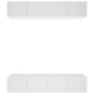 vidaXL TV-Schränke 4 Stk. Weiß 80x30x30 cm Holzwerkstoff vidaXL TV-Schränke 4 Stk. Weiß 80x30x30 cm Holzwerkstoff