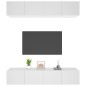vidaXL TV-Schränke 4 Stk. Weiß 80x30x30 cm Holzwerkstoff vidaXL TV-Schränke 4 Stk. Weiß 80x30x30 cm Holzwerkstoff