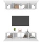 vidaXL TV-Schränke 4 Stk. Weiß 80x30x30 cm Holzwerkstoff vidaXL TV-Schränke 4 Stk. Weiß 80x30x30 cm Holzwerkstoff