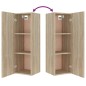 vidaXL 4-tlg. TV-Schrank-Set Sonoma-Eiche Holzwerkstoff vidaXL 4-tlg. TV-Schrank-Set Sonoma-Eiche Holzwerkstoff
