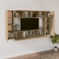 vidaXL 8-tlg. TV-Schrank-Set Sonoma-Eiche Holzwerkstoff vidaXL 8-tlg. TV-Schrank-Set Sonoma-Eiche Holzwerkstoff