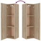 vidaXL 4-tlg. TV-Schrank-Set Sonoma-Eiche Holzwerkstoff vidaXL 4-tlg. TV-Schrank-Set Sonoma-Eiche Holzwerkstoff