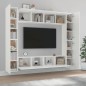 vidaXL 8-tlg. TV-Schrank-Set Weiß Holzwerkstoff vidaXL 8-tlg. TV-Schrank-Set Weiß Holzwerkstoff