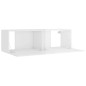 vidaXL 4-tlg. TV-Schrank-Set Hochglanz-Weiß Holzwerkstoff vidaXL 4-tlg. TV-Schrank-Set Hochglanz-Weiß Holzwerkstoff