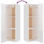 vidaXL 4-tlg. TV-Schrank-Set Hochglanz-Weiß Holzwerkstoff vidaXL 4-tlg. TV-Schrank-Set Hochglanz-Weiß Holzwerkstoff