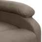 Massagesessel mit Aufstehhilfe Taupe Stoff Massagesessel mit Aufstehhilfe Taupe Stoff