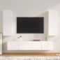 vidaXL 4-tlg. TV-Schrank-Set Weiß Holzwerkstoff vidaXL 4-tlg. TV-Schrank-Set Weiß Holzwerkstoff