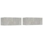 vidaXL 4-tlg. TV-Schrank-Set Betongrau Holzwerkstoff vidaXL 4-tlg. TV-Schrank-Set Betongrau Holzwerkstoff
