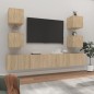 vidaXL 6-tlg. TV-Schrank-Set Sonoma-Eiche Holzwerkstoff vidaXL 6-tlg. TV-Schrank-Set Sonoma-Eiche Holzwerkstoff