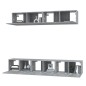 vidaXL 5-tlg. TV-Schrank-Set Grau Sonoma Holzwerkstoff vidaXL 5-tlg. TV-Schrank-Set Grau Sonoma Holzwerkstoff