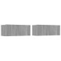 vidaXL 5-tlg. TV-Schrank-Set Grau Sonoma Holzwerkstoff vidaXL 5-tlg. TV-Schrank-Set Grau Sonoma Holzwerkstoff
