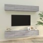 vidaXL TV-Wandschränke 4 Stk. Grau Sonoma 100x30x30 cm vidaXL TV-Wandschränke 4 Stk. Grau Sonoma 100x30x30 cm