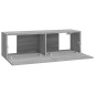 vidaXL TV-Wandschränke 4 Stk. Grau Sonoma 100x30x30 cm vidaXL TV-Wandschränke 4 Stk. Grau Sonoma 100x30x30 cm