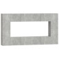 vidaXL 8-tlg. TV-Schrank-Set Betongrau Holzwerkstoff vidaXL 8-tlg. TV-Schrank-Set Betongrau Holzwerkstoff