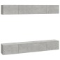 vidaXL TV-Wandschränke 4 Stk. Betongrau 100x30x30 cm vidaXL TV-Wandschränke 4 Stk. Betongrau 100x30x30 cm