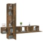 vidaXL 5-tlg. TV-Schrank-Set Räuchereiche Holzwerkstoff vidaXL 5-tlg. TV-Schrank-Set Räuchereiche Holzwerkstoff