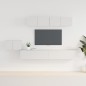 vidaXL 5-tlg. TV-Schrank-Set Weiß Holzwerkstoff vidaXL 5-tlg. TV-Schrank-Set Weiß Holzwerkstoff