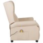 Massagesessel Creme Stoff Massagesessel Creme Stoff
