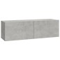 vidaXL 6-tlg. TV-Schrank-Set Betongrau Holzwerkstoff vidaXL 6-tlg. TV-Schrank-Set Betongrau Holzwerkstoff