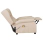 Massagesessel Creme Stoff Massagesessel Creme Stoff