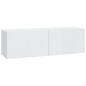vidaXL TV-Wandschränke 4 Stk. Hochglanz-Weiß 100x30x30 cm vidaXL TV-Wandschränke 4 Stk. Hochglanz-Weiß 100x30x30 cm
