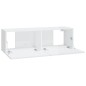 vidaXL TV-Wandschränke 4 Stk. Hochglanz-Weiß 100x30x30 cm vidaXL TV-Wandschränke 4 Stk. Hochglanz-Weiß 100x30x30 cm