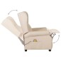 Massagesessel Creme Stoff Massagesessel Creme Stoff