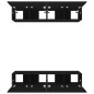vidaXL TV-Schränke 4 Stk. Schwarz 80x30x30 cm Holzwerkstoff vidaXL TV-Schränke 4 Stk. Schwarz 80x30x30 cm Holzwerkstoff