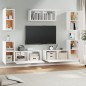 vidaXL 7-tlg. TV-Schrank-Set Weiß Holzwerkstoff vidaXL 7-tlg. TV-Schrank-Set Weiß Holzwerkstoff