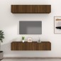 vidaXL TV-Schränke 4 Stk. Braun Eichen-Optik 80x30x30 cm Holzwerkstoff vidaXL TV-Schränke 4 Stk. Braun Eichen-Optik 80x30x30 cm Holzwerkstoff
