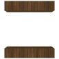 vidaXL TV-Schränke 4 Stk. Braun Eichen-Optik 80x30x30 cm Holzwerkstoff vidaXL TV-Schränke 4 Stk. Braun Eichen-Optik 80x30x30 cm Holzwerkstoff