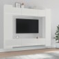 vidaXL 8-tlg. TV-Schrank-Set Hochglanz-Weiß Holzwerkstoff vidaXL 8-tlg. TV-Schrank-Set Hochglanz-Weiß Holzwerkstoff