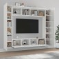 vidaXL 8-tlg. TV-Schrank-Set Hochglanz-Weiß Holzwerkstoff vidaXL 8-tlg. TV-Schrank-Set Hochglanz-Weiß Holzwerkstoff