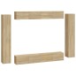 vidaXL 8-tlg. TV-Schrank-Set Sonoma-Eiche Holzwerkstoff vidaXL 8-tlg. TV-Schrank-Set Sonoma-Eiche Holzwerkstoff