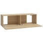 vidaXL 8-tlg. TV-Schrank-Set Sonoma-Eiche Holzwerkstoff vidaXL 8-tlg. TV-Schrank-Set Sonoma-Eiche Holzwerkstoff