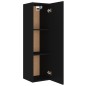 vidaXL 4-tlg. TV-Schrank-Set Schwarz Holzwerkstoff vidaXL 4-tlg. TV-Schrank-Set Schwarz Holzwerkstoff