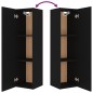 vidaXL 4-tlg. TV-Schrank-Set Schwarz Holzwerkstoff vidaXL 4-tlg. TV-Schrank-Set Schwarz Holzwerkstoff
