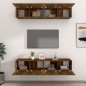 vidaXL TV-Schränke 4 Stk. Sonoma-Eiche 80x30x30 cm Holzwerkstoff vidaXL TV-Schränke 4 Stk. Sonoma-Eiche 80x30x30 cm Holzwerkstoff