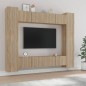 vidaXL 8-tlg. TV-Schrank-Set Sonoma-Eiche Holzwerkstoff vidaXL 8-tlg. TV-Schrank-Set Sonoma-Eiche Holzwerkstoff
