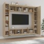 vidaXL 8-tlg. TV-Schrank-Set Sonoma-Eiche Holzwerkstoff vidaXL 8-tlg. TV-Schrank-Set Sonoma-Eiche Holzwerkstoff