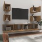 vidaXL 6-tlg. TV-Schrank-Set Räuchereiche Holzwerkstoff vidaXL 6-tlg. TV-Schrank-Set Räuchereiche Holzwerkstoff