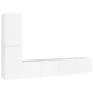 vidaXL 4-tlg. TV-Schrank-Set Hochglanz-Weiß Holzwerkstoff vidaXL 4-tlg. TV-Schrank-Set Hochglanz-Weiß Holzwerkstoff