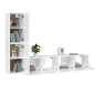 vidaXL 4-tlg. TV-Schrank-Set Hochglanz-Weiß Holzwerkstoff vidaXL 4-tlg. TV-Schrank-Set Hochglanz-Weiß Holzwerkstoff